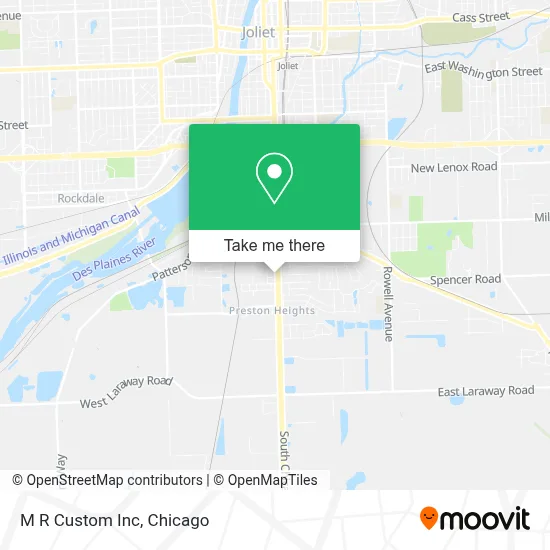 M R Custom Inc map