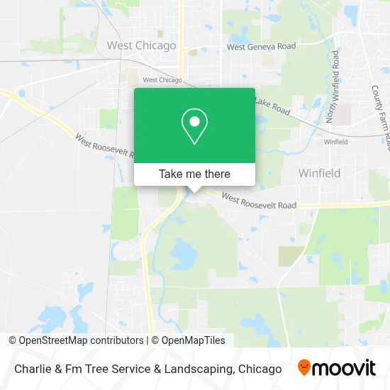 Charlie & Fm Tree Service & Landscaping map