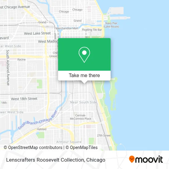 Lenscrafters Roosevelt Collection map