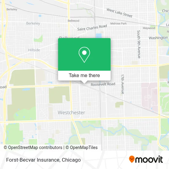 Forst-Becvar Insurance map
