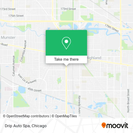 Drip Auto Spa map