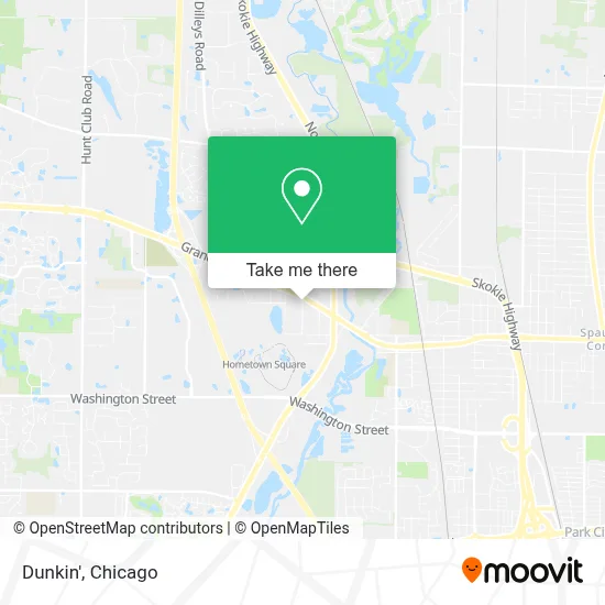 Dunkin' map