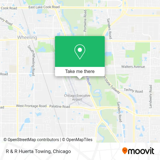 R & R Huerta Towing map
