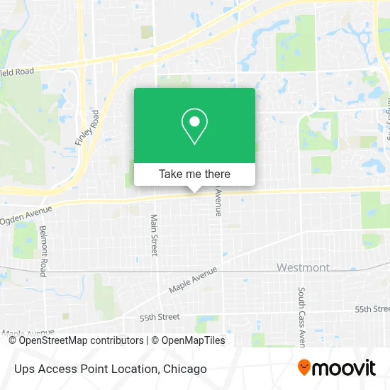 Ups Access Point Location map