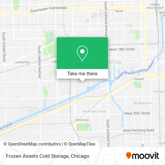 Frozen Assets Cold Storage map