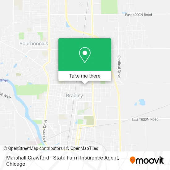 Marshall Crawford - State Farm Insurance Agent map