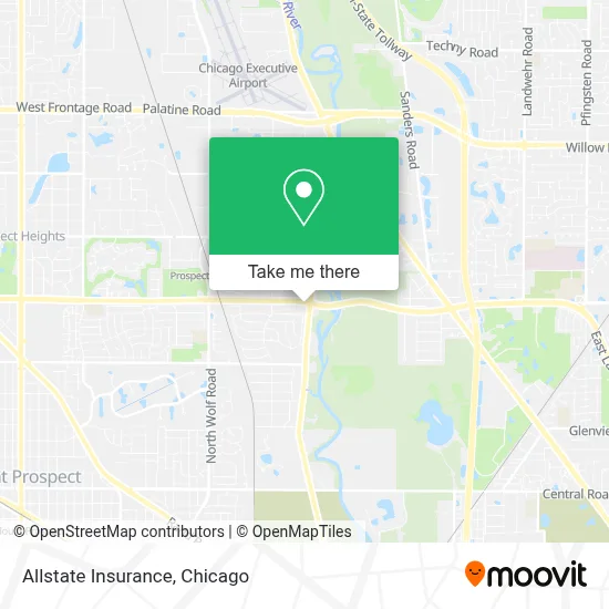 Allstate Insurance map