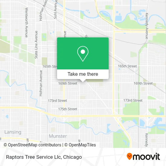Raptors Tree Service Llc map