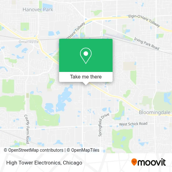 High Tower Electronics map