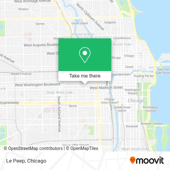 Le Peep map