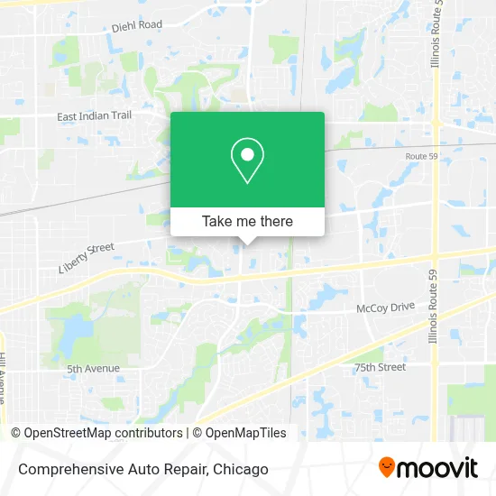 Comprehensive Auto Repair map