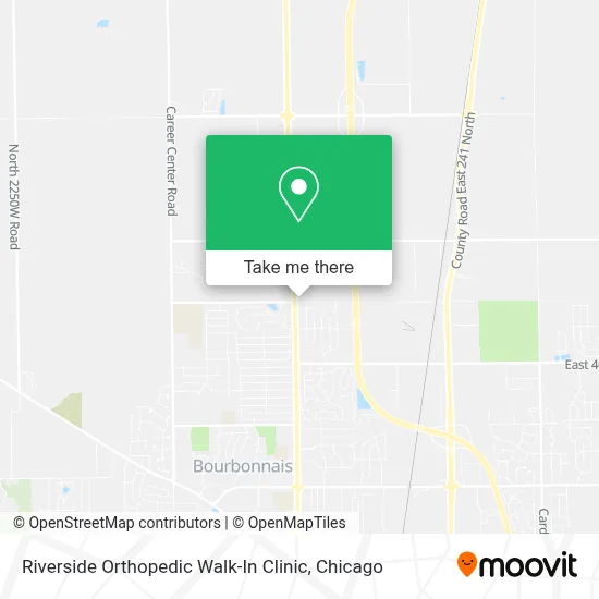 Riverside Orthopedic Walk-In Clinic map