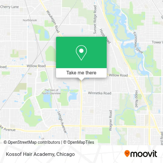 Kossof Hair Academy map