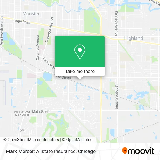 Mark Mercer: Allstate Insurance map