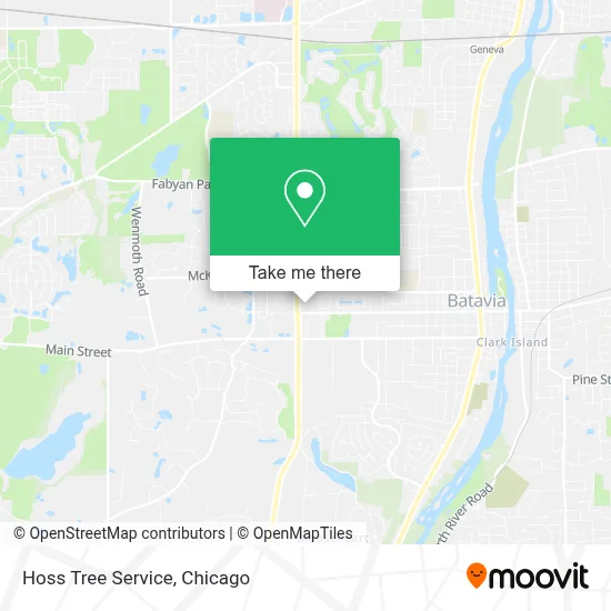 Hoss Tree Service map