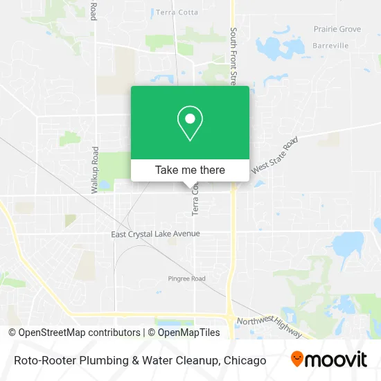 Roto-Rooter Plumbing & Water Cleanup map