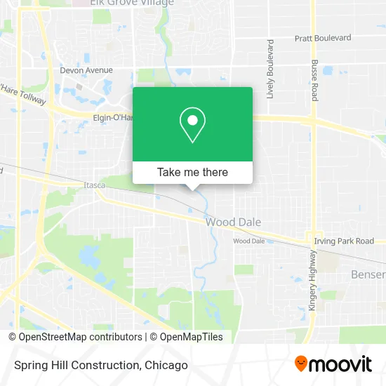 Spring Hill Construction map