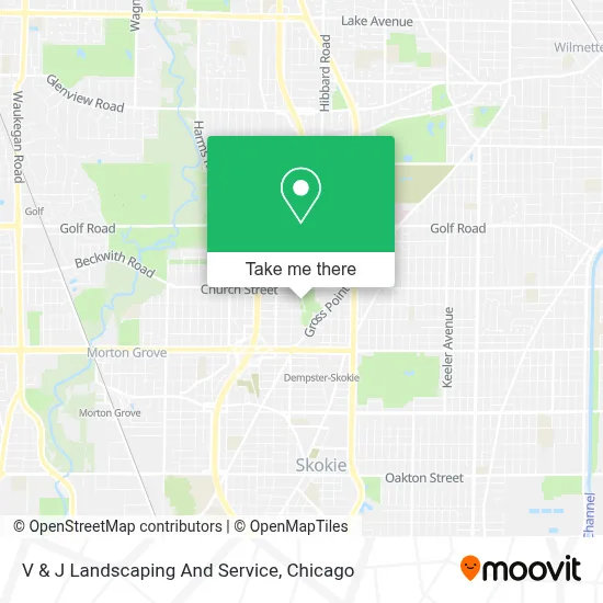 V & J Landscaping And Service map