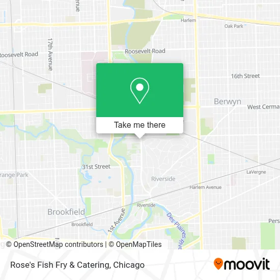 Rose's Fish Fry & Catering map