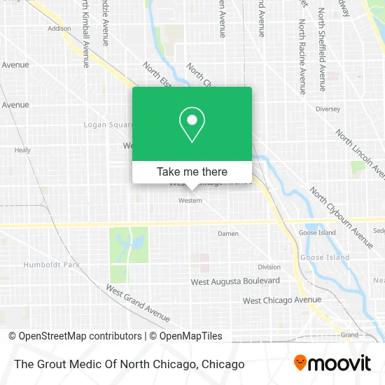 The Grout Medic Of North Chicago map