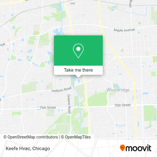 Keefe Hvac map