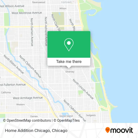Home Addition Chicago map