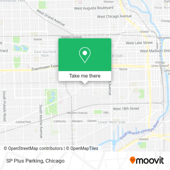 SP Plus Parking map