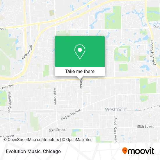 Evolution Music map
