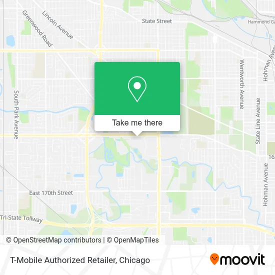 T-Mobile Authorized Retailer map