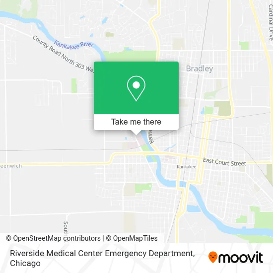 Riverside Medical Center Emergency Department map