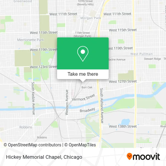 Hickey Memorial Chapel map