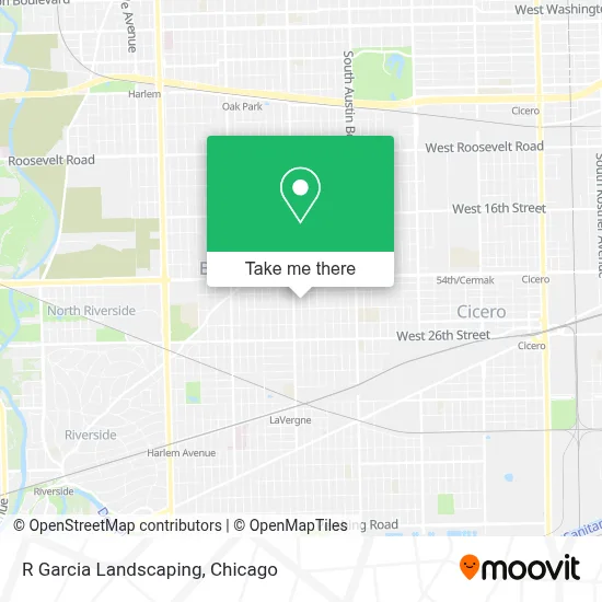 R Garcia Landscaping map