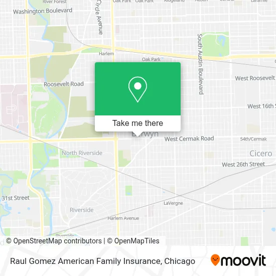 Raul Gomez American Family Insurance map