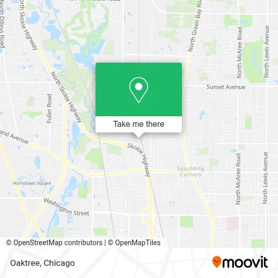 Oaktree map