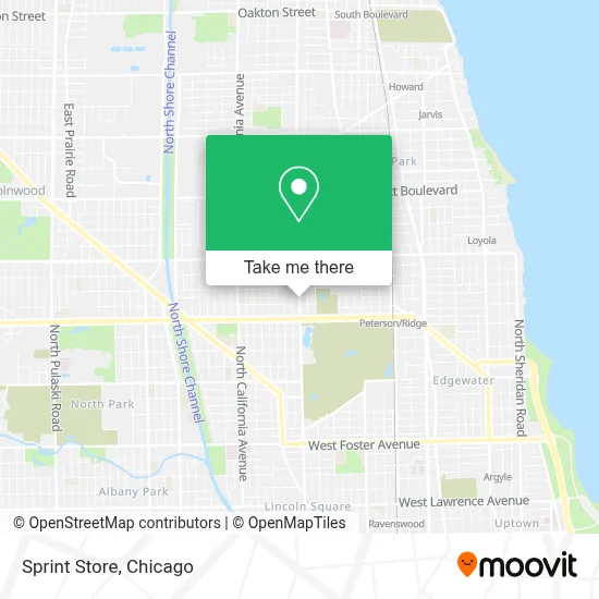 Sprint Store map