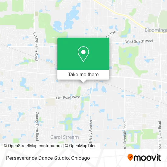 Perseverance Dance Studio map