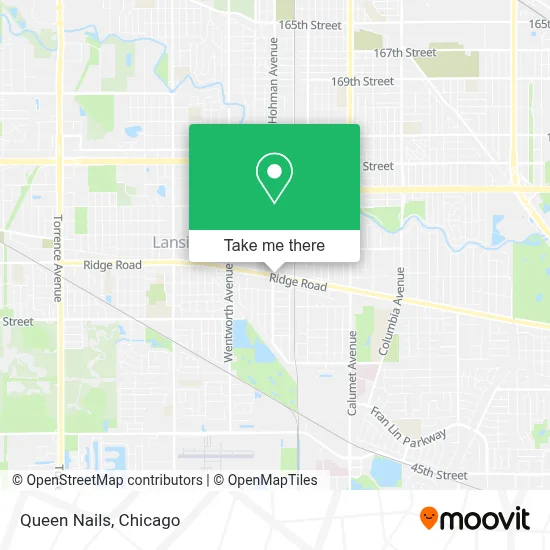 Queen Nails map