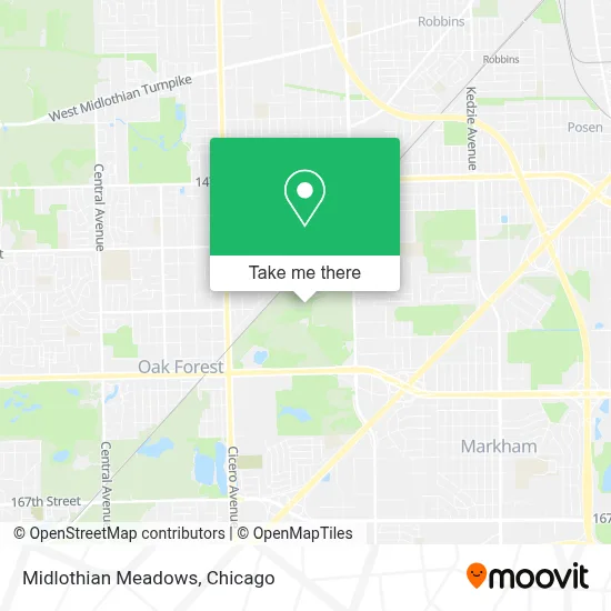 Midlothian Meadows map