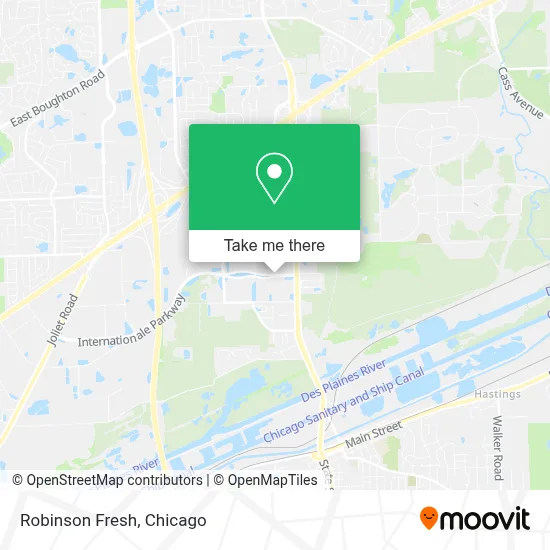 Robinson Fresh map