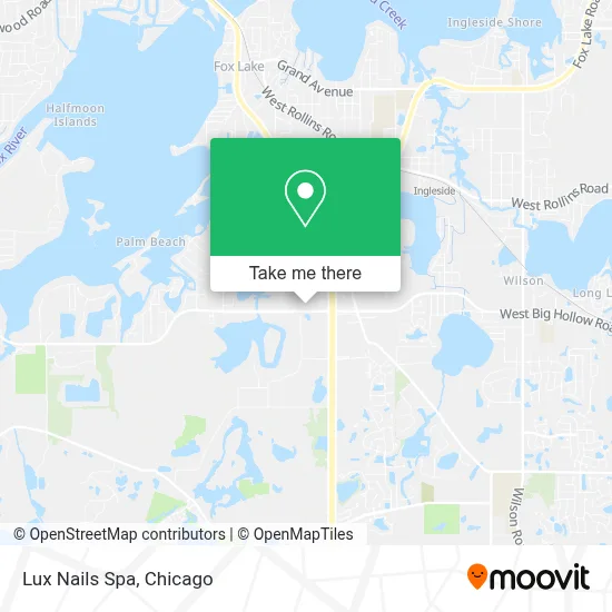 Lux Nails Spa map