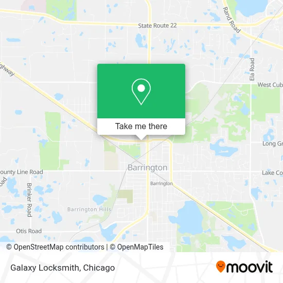 Galaxy Locksmith map