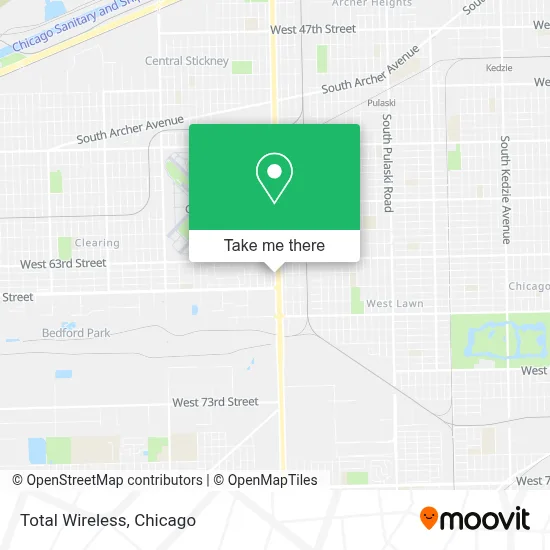 Total Wireless map
