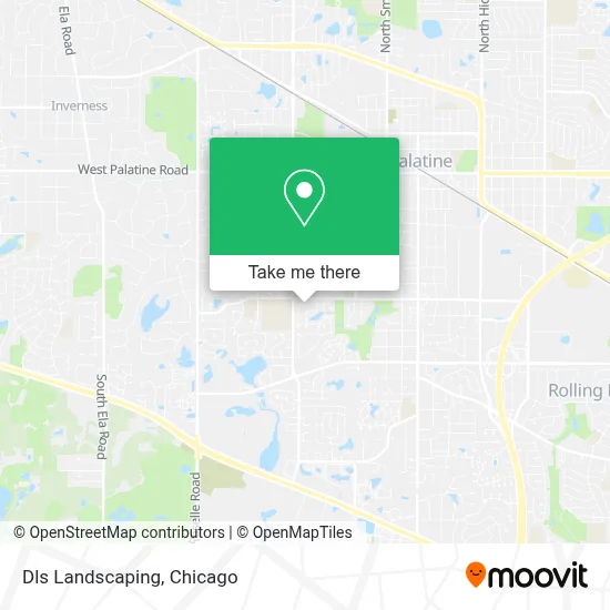 Dls Landscaping map