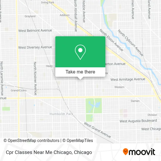 Cpr Classes Near Me Chicago map
