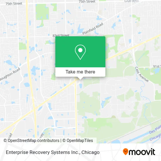 Enterprise Recovery Systems Inc. map