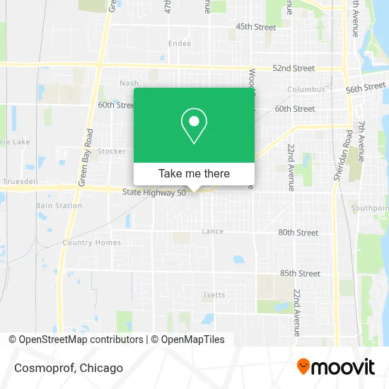 Cosmoprof map