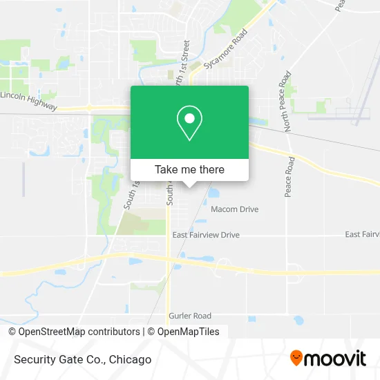 Security Gate Co. map