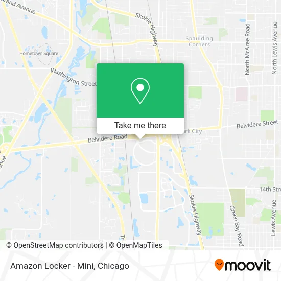 Amazon Locker - Mini map