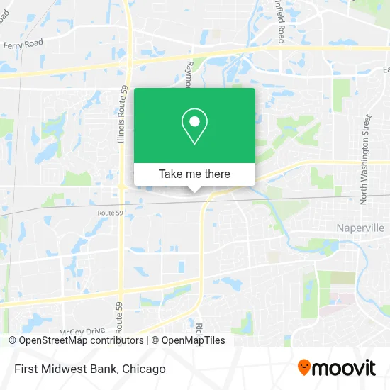First Midwest Bank map