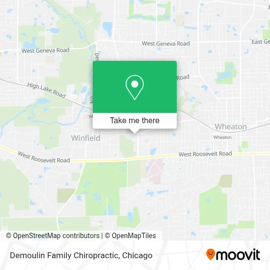 Demoulin Family Chiropractic map